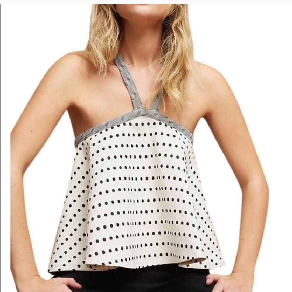 Anthropologie swing halter top